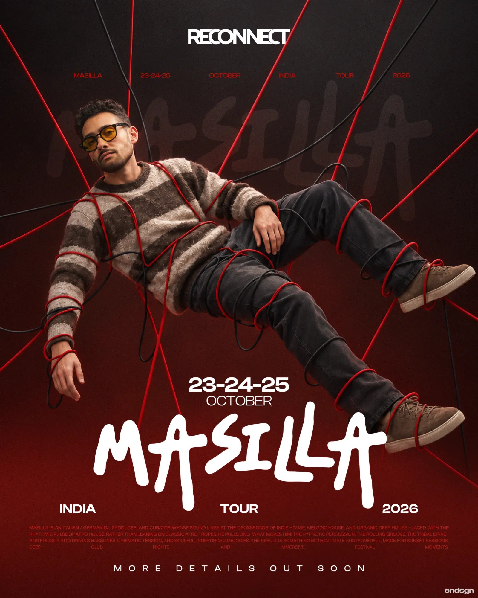 MASILLA Reconnect India Tour, 23-25 October 2026 - Bangalore, Goa, Mumbai